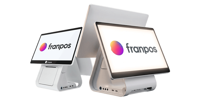 Franpos cloud point of sale hardware, two terminal units